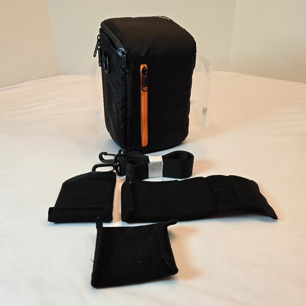 S-ZONE Dual-Open Camera Bag Waterproof Case  - Black